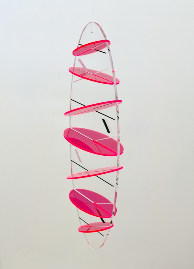 Elipses Inclinadas (Pink) — Inés Silva